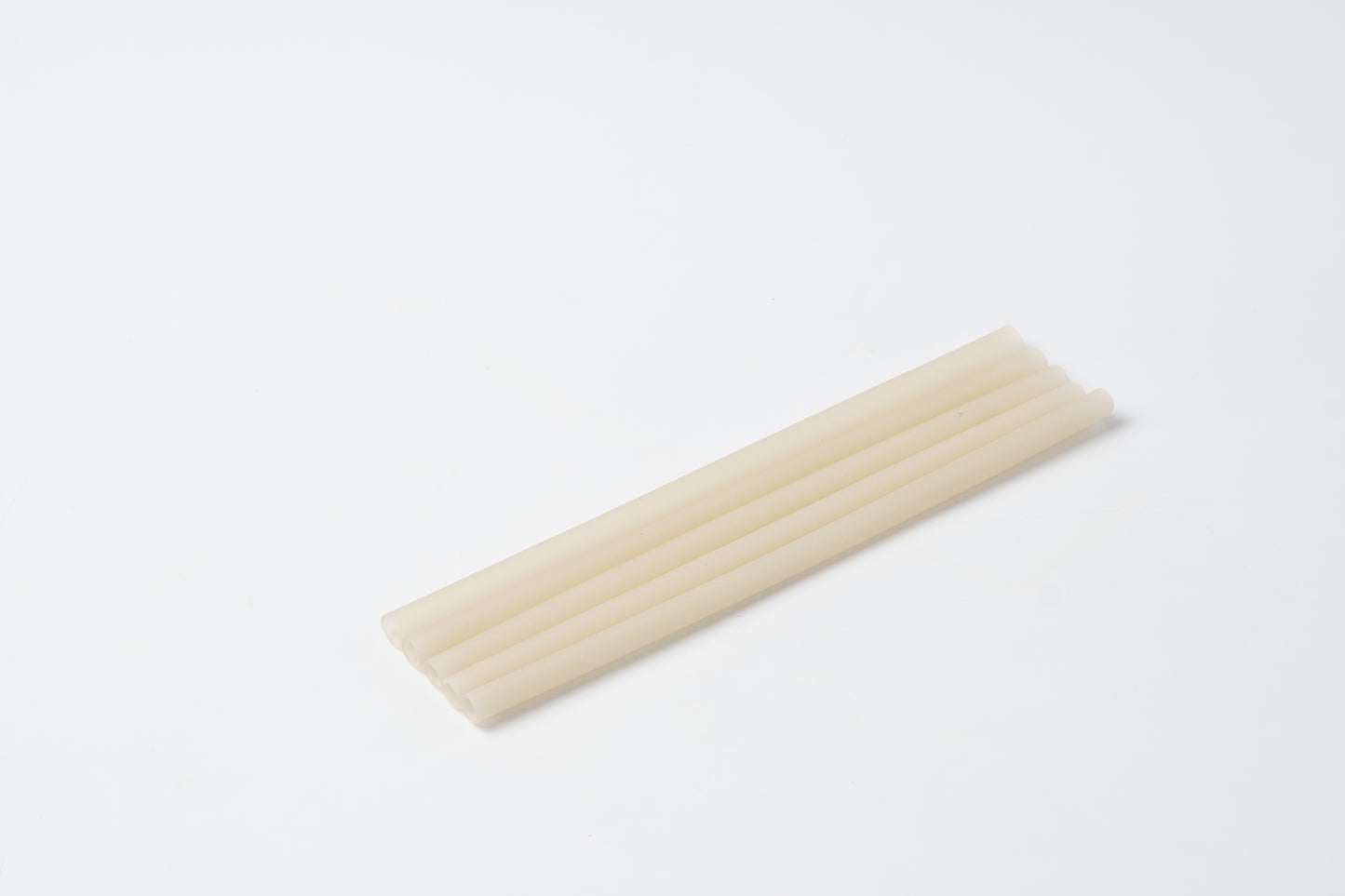 Straw Rice 8×200mm Flat Cut White Paper Wrapped