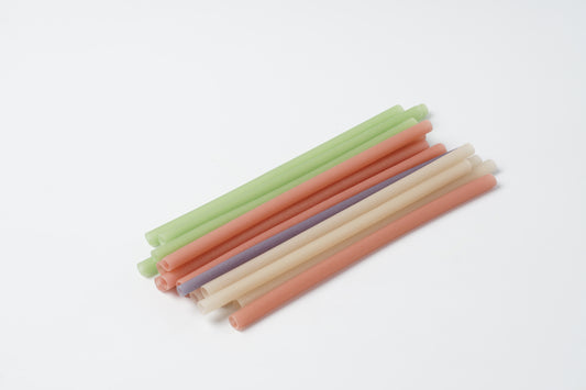 Straw Rice 12×200mm Flat Cut Mix Paper Wrapped